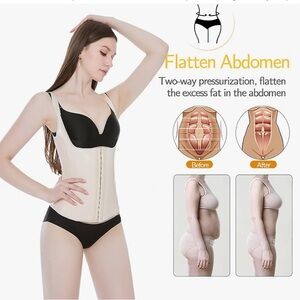 LARTIGUE Latex Waist Trainer for Women Under bust Sport Workout Corset